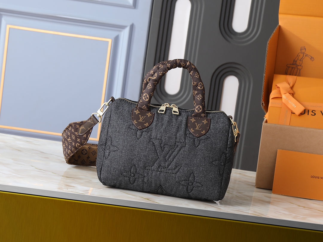Louis Vuitton LV Alma BB Handbag Monogram Miroir Model M26335 Embossed Logo Special Occasion Authentic Style
